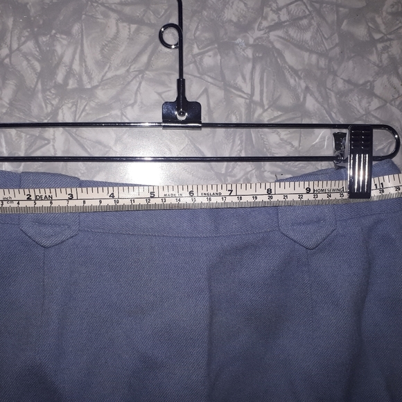 Vintage virgin wool skirt with kickpleat - Picture 3 of 11